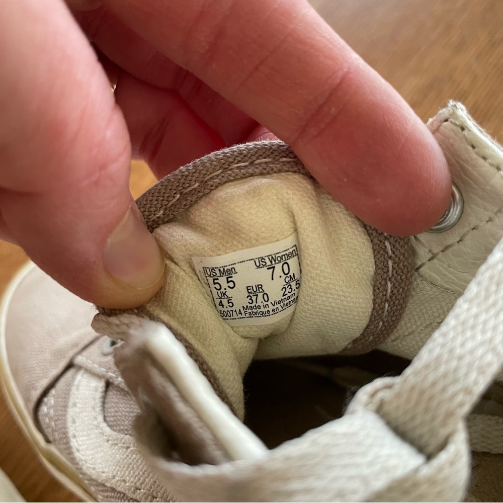 Vans Old Skool Platform neutral trainers - Picture 6 of 9